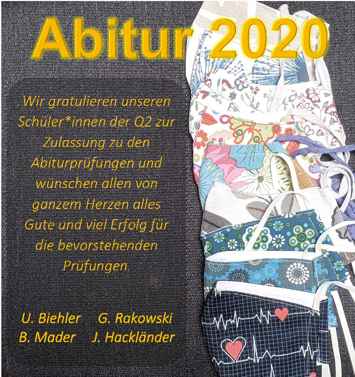 Abitur 2020, Gratulation